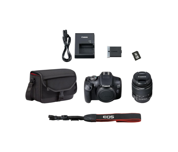 Canon EOS 2000D + 18-55mm IS VUK + torba + karta - 449561 - zdjęcie 5
